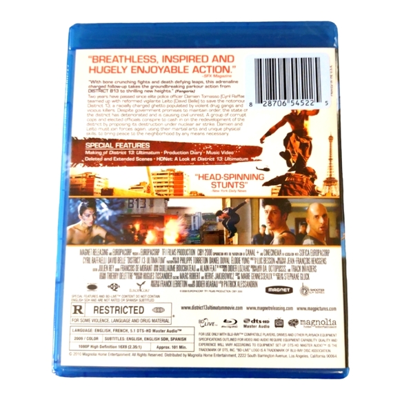 District 13: Ultimatum Blu-ray Movie New - Picture 2 of 4